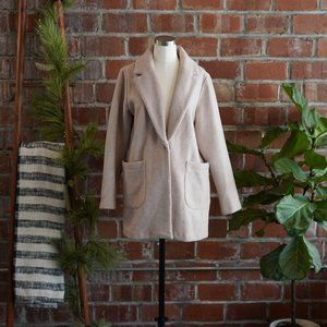 Light Beige Tan Ivory Peacoat